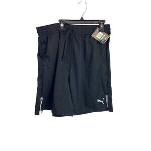 Preppy Streetwear Coquette Utility Puma Mens Running Shorts Black LArge